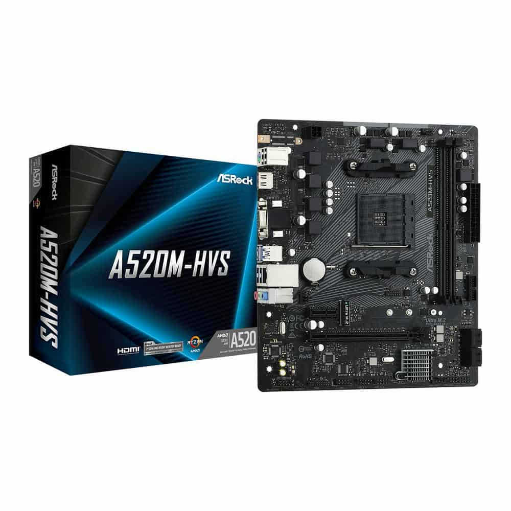 AsRock AMD A520M HVS MicroATX Motherboard